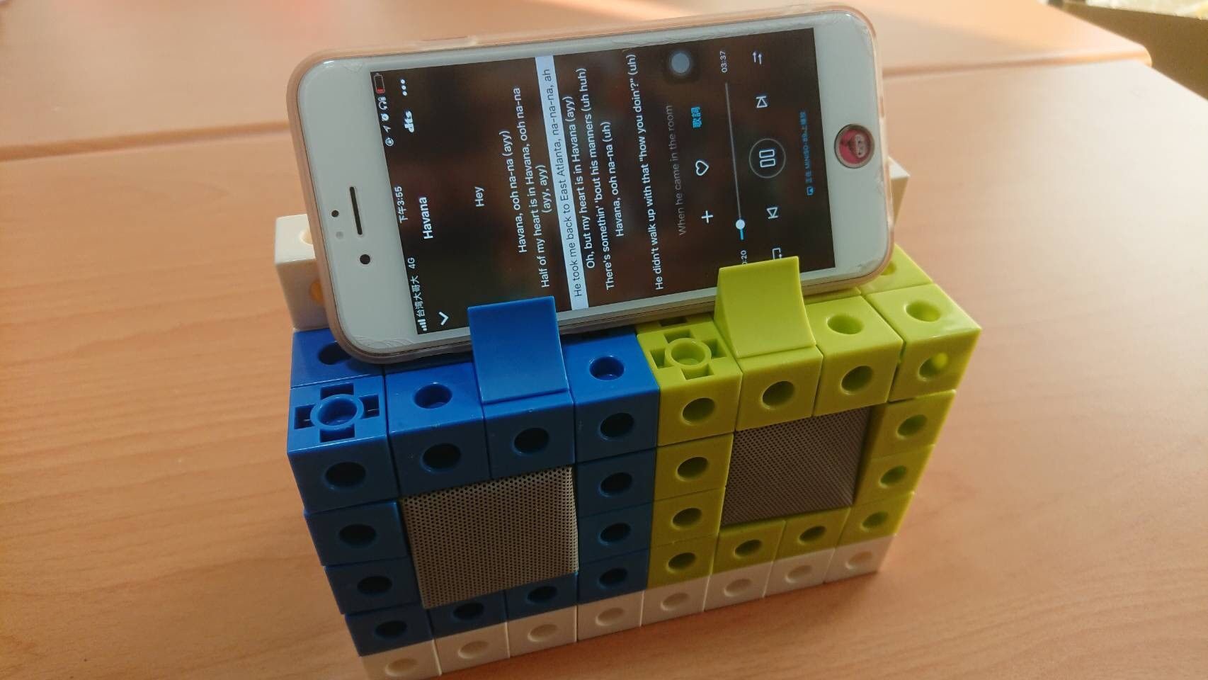 用智高積木改造-藍芽喇叭起死回生