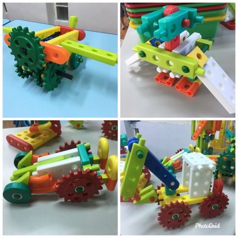 笑傲飛鷹、螺旋飛機、變形金剛、挖土機積木創意作品分享