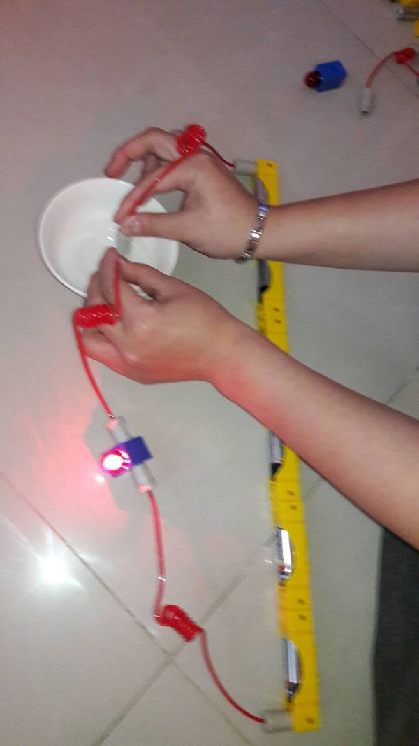 利用智高積木進行國八理化電解實驗及國九電學